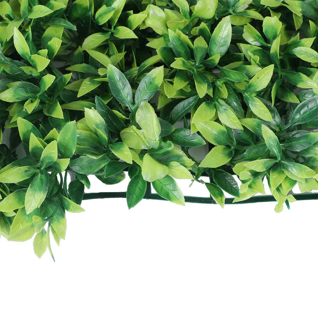 10pcs Artificial Boxwood Hedge Fence Fake Vertical Garden