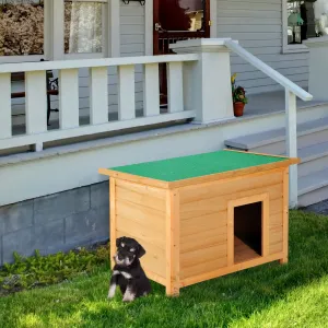 85cm Elevated Dog Kennel Wooden Pet House Outdoor Waterproof