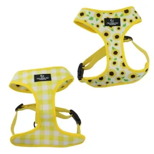 Ancol Sunflower/Yellow Check Reversible Harness Mediumium