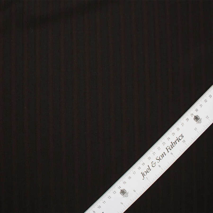 Black & Brown Super 120s Worsted Wool Suiting