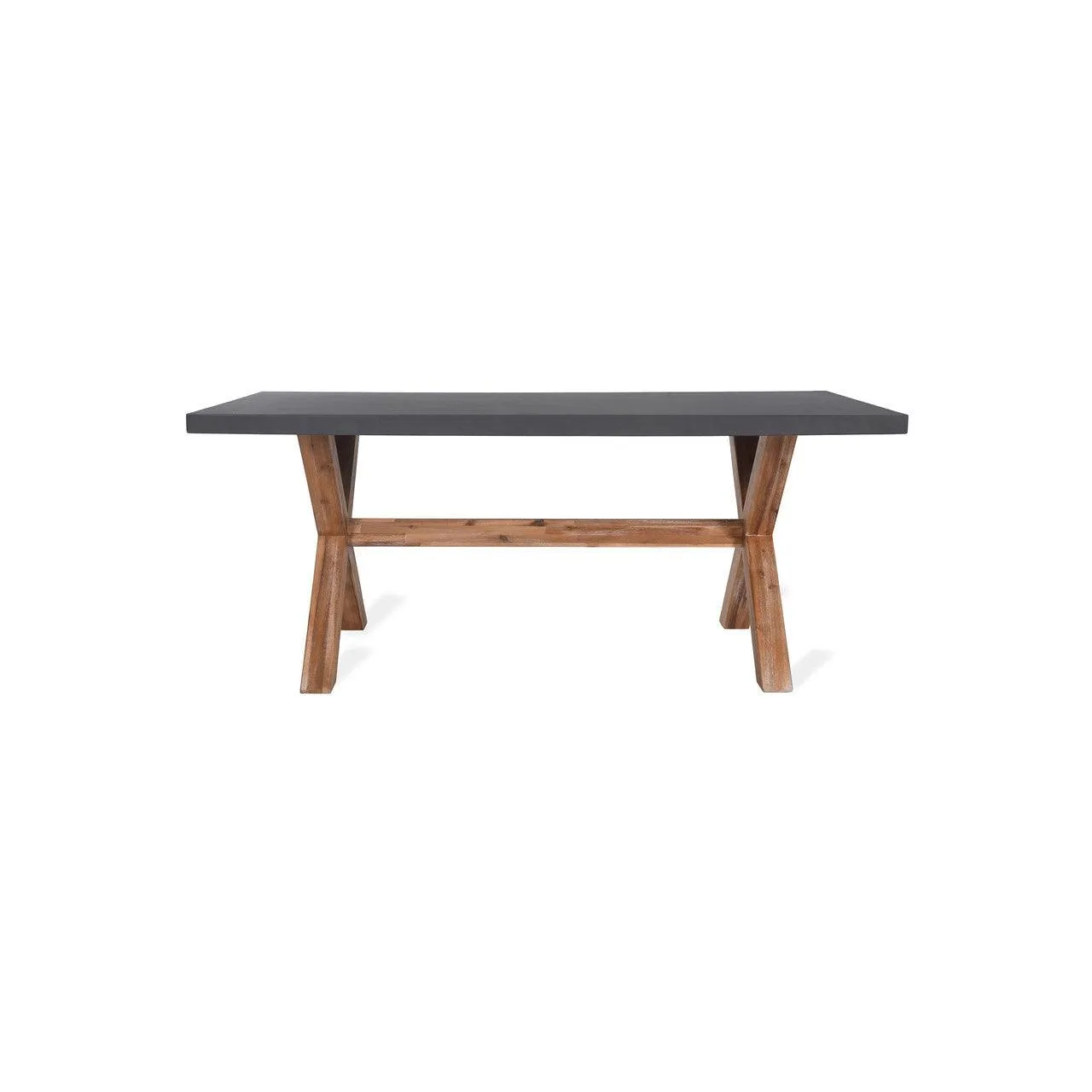 Burford Table, Small in Grey - Polystone