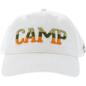 Camp White Adjustable Hat