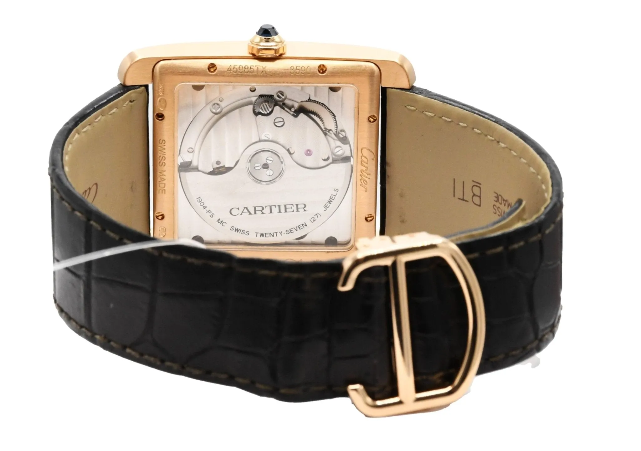 Cartier Tank MC Watch - Ref W5330002 - 18ct Rose Gold