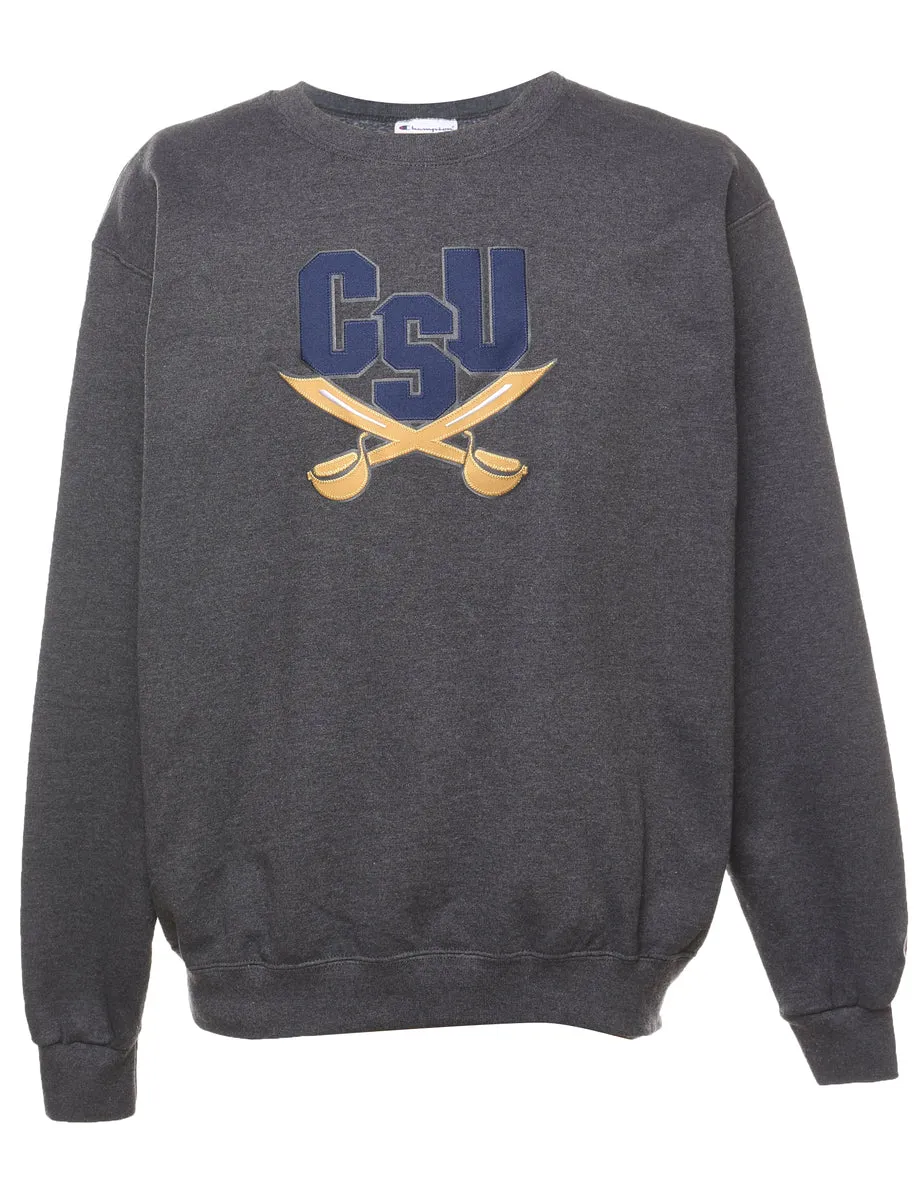 Champion CSU Embroidered Sweatshirt - L