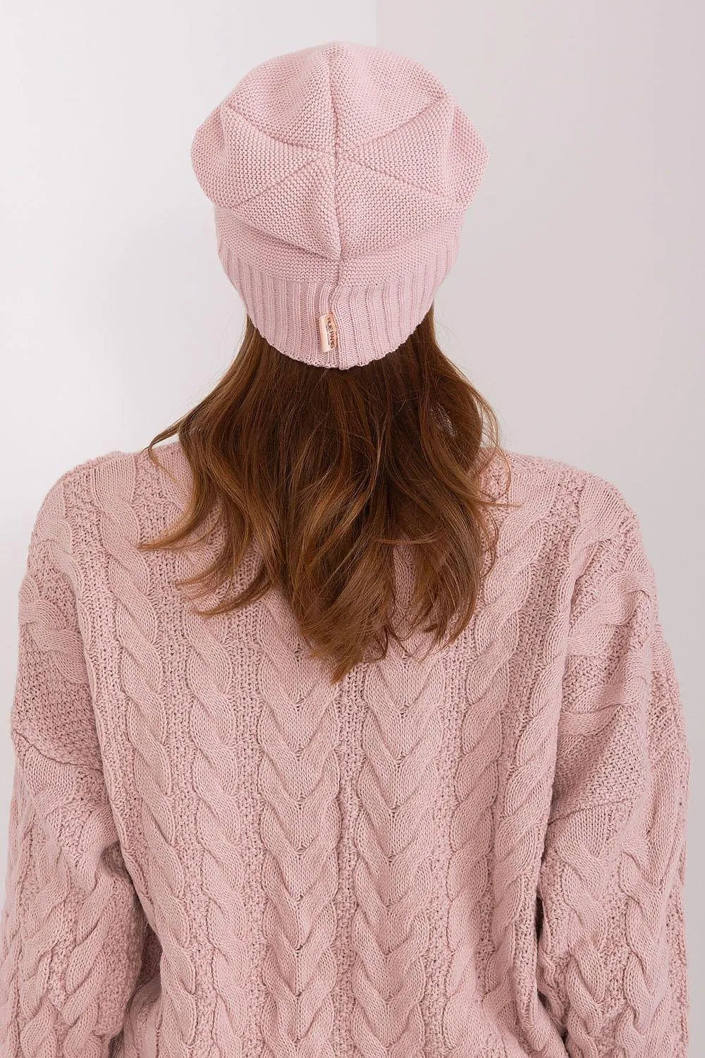 Chic Parisian Pearl-Embellished Knit Beanie - Stylish Winter Hat