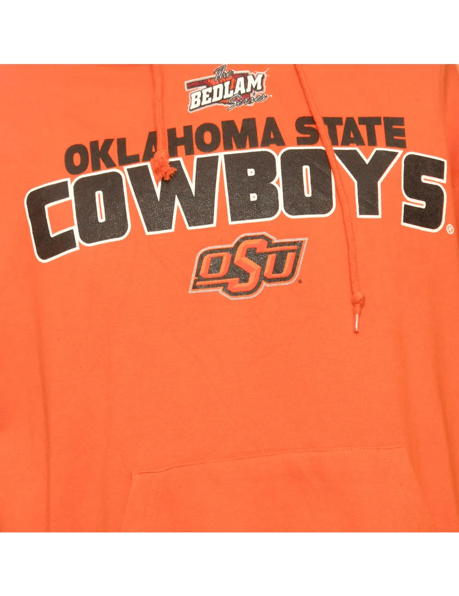 Cowboys Printed Hoodie - L