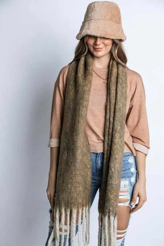 Cuddly Winter Long Fuzzy Scarf