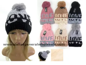 Cute Love Beanie Caps Wholesale