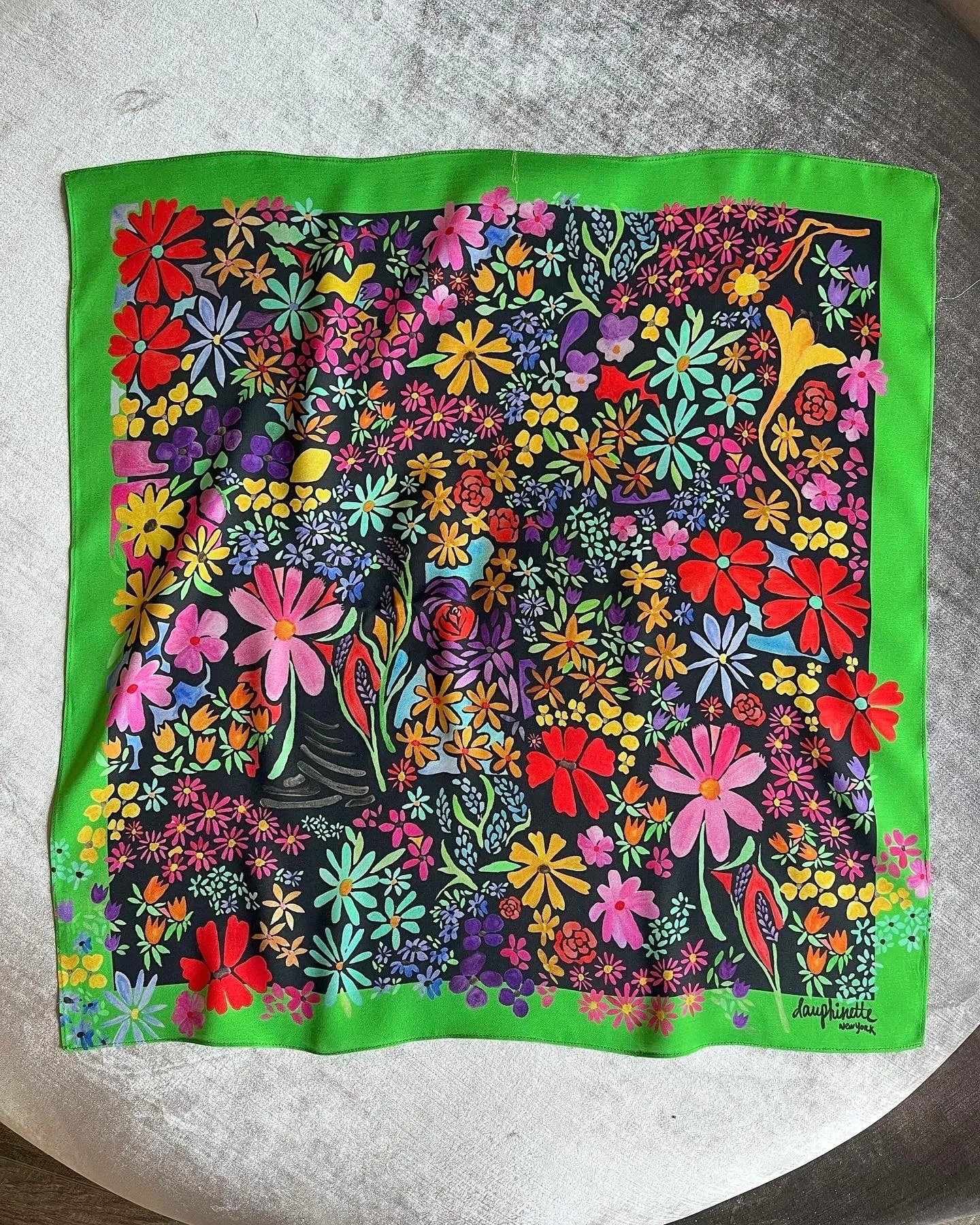 Dauphinette - Scarf: Wonderland Flora