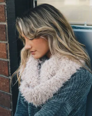 FAUX FUR INFINITY SCARF