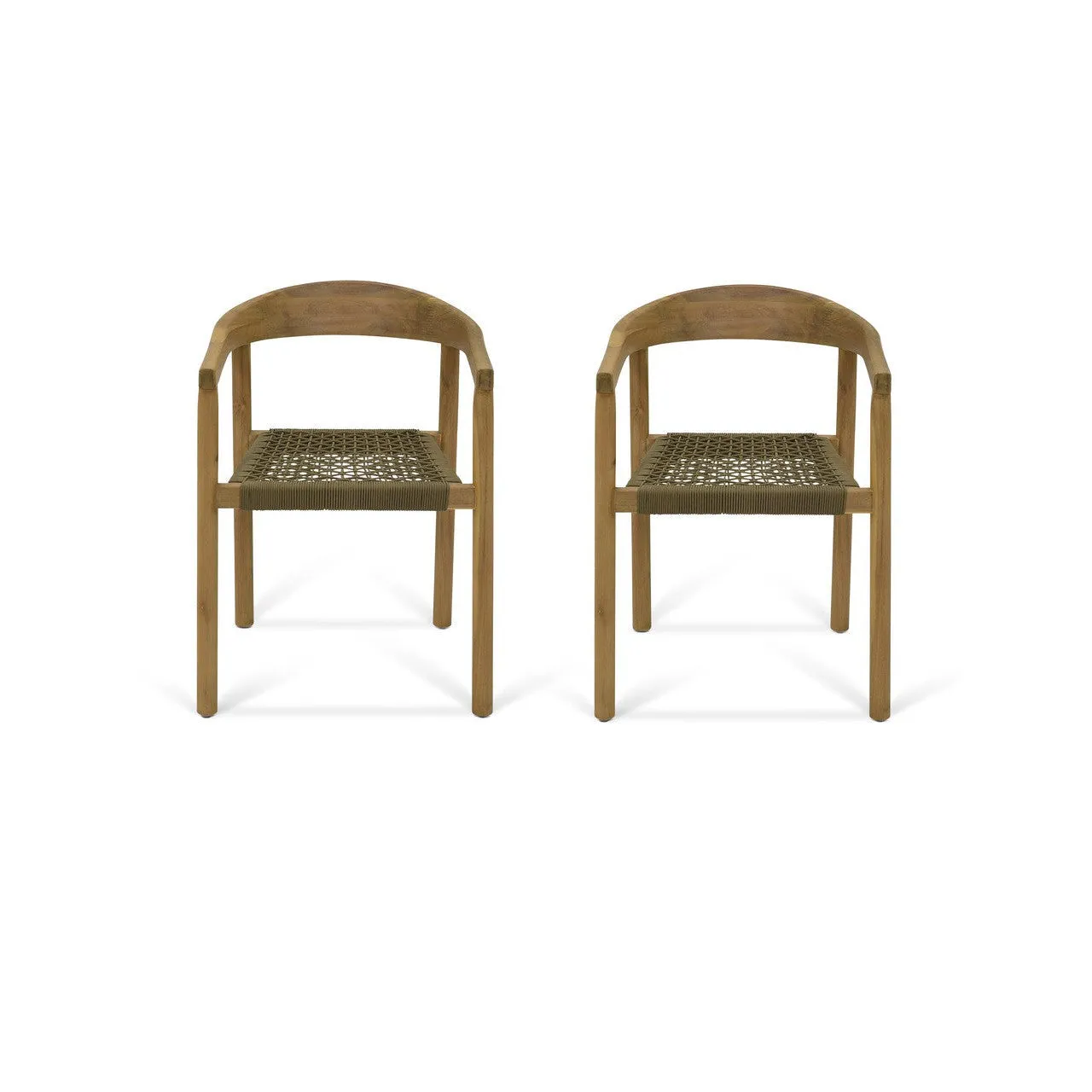 Harford Dining Chair | Set of 2 | Olive Green