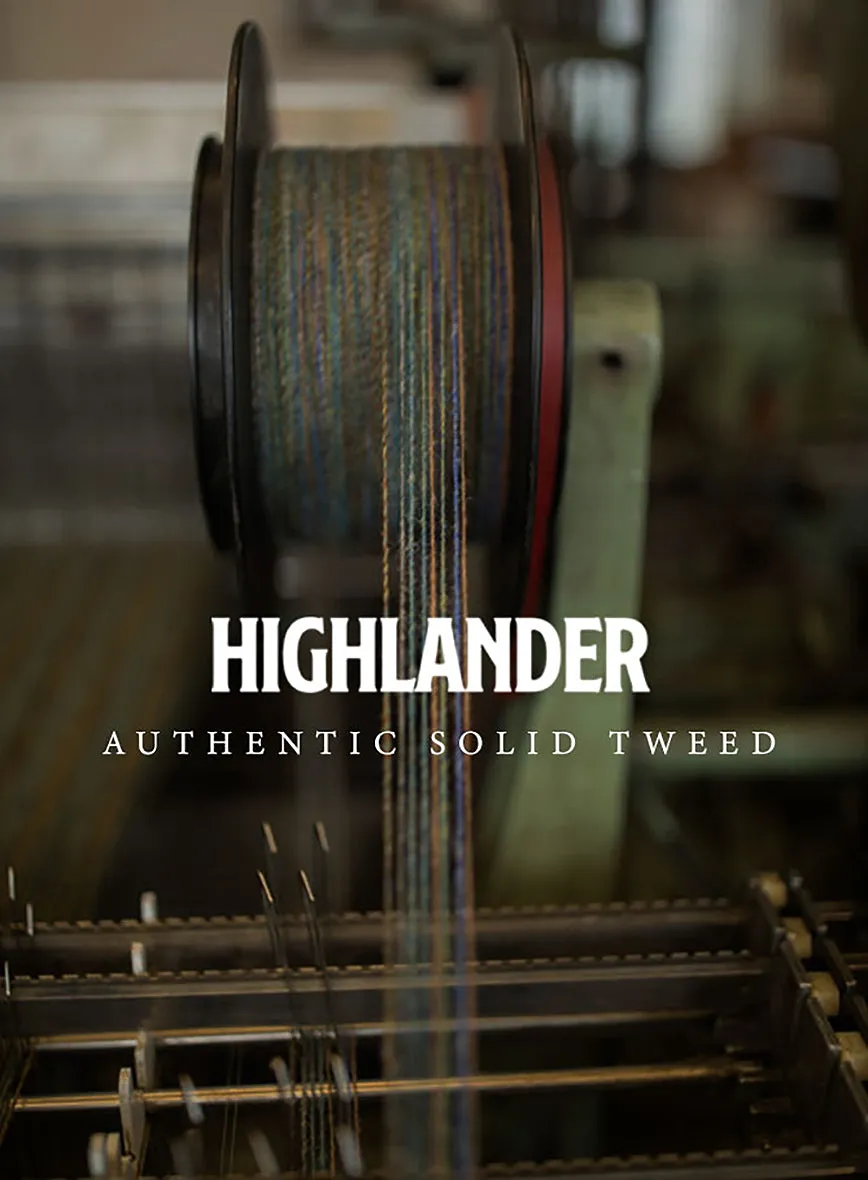 Highlander Melange Green Tweed Pants