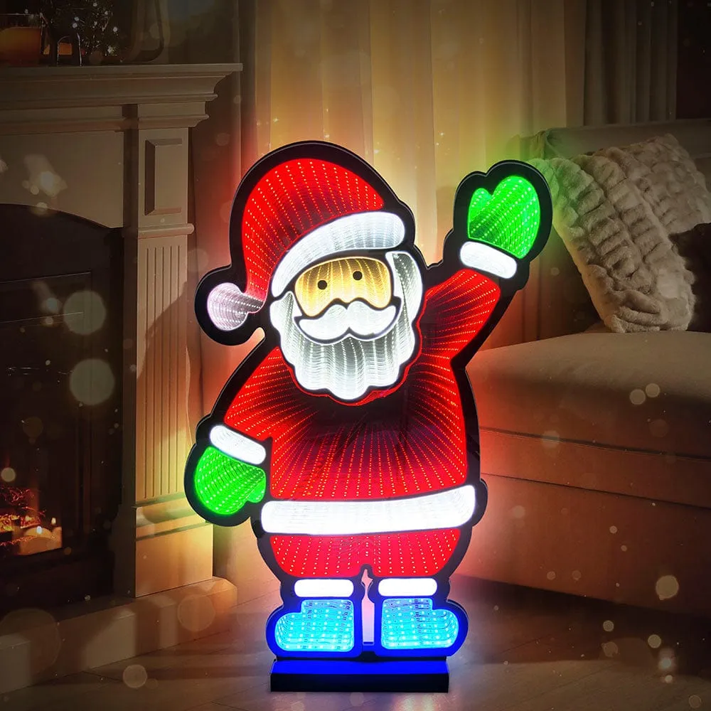 LED Infinity Santa Light (56cm)