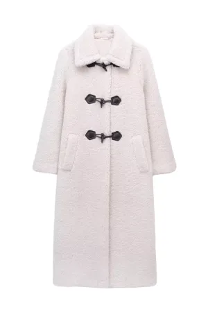 'Liza' Collared Fleeced Duffle Coat