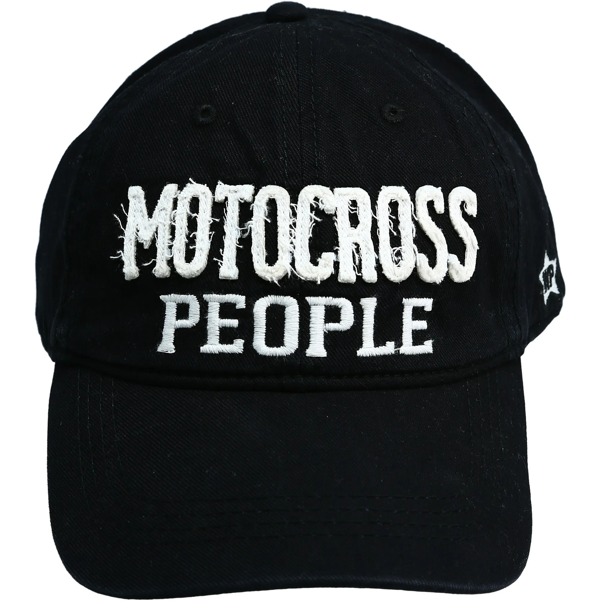 Motocross People Black Adjustable Hat