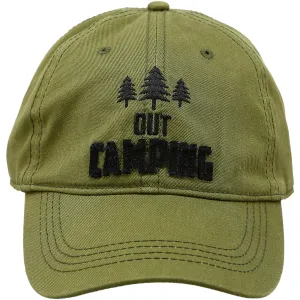 Out Camping Olive Adjustable Hat