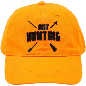 Out Hunting Orange Adjustable Hat