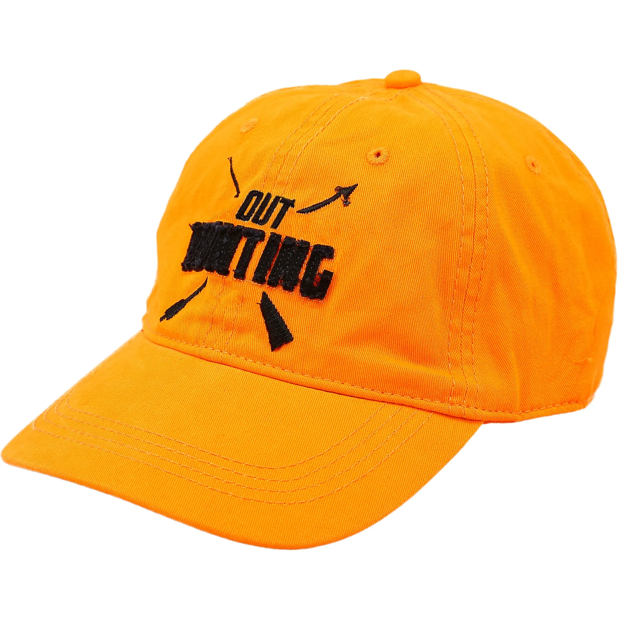 Out Hunting Orange Adjustable Hat