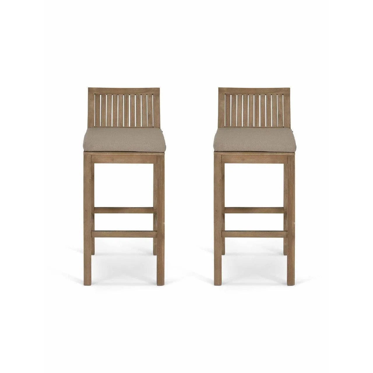 Porthallow Bar Stool | Set of 2 | Natural