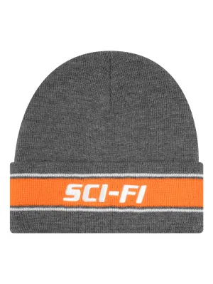 Sci Fi Fantasy Stripe Fold Beanie - Heather