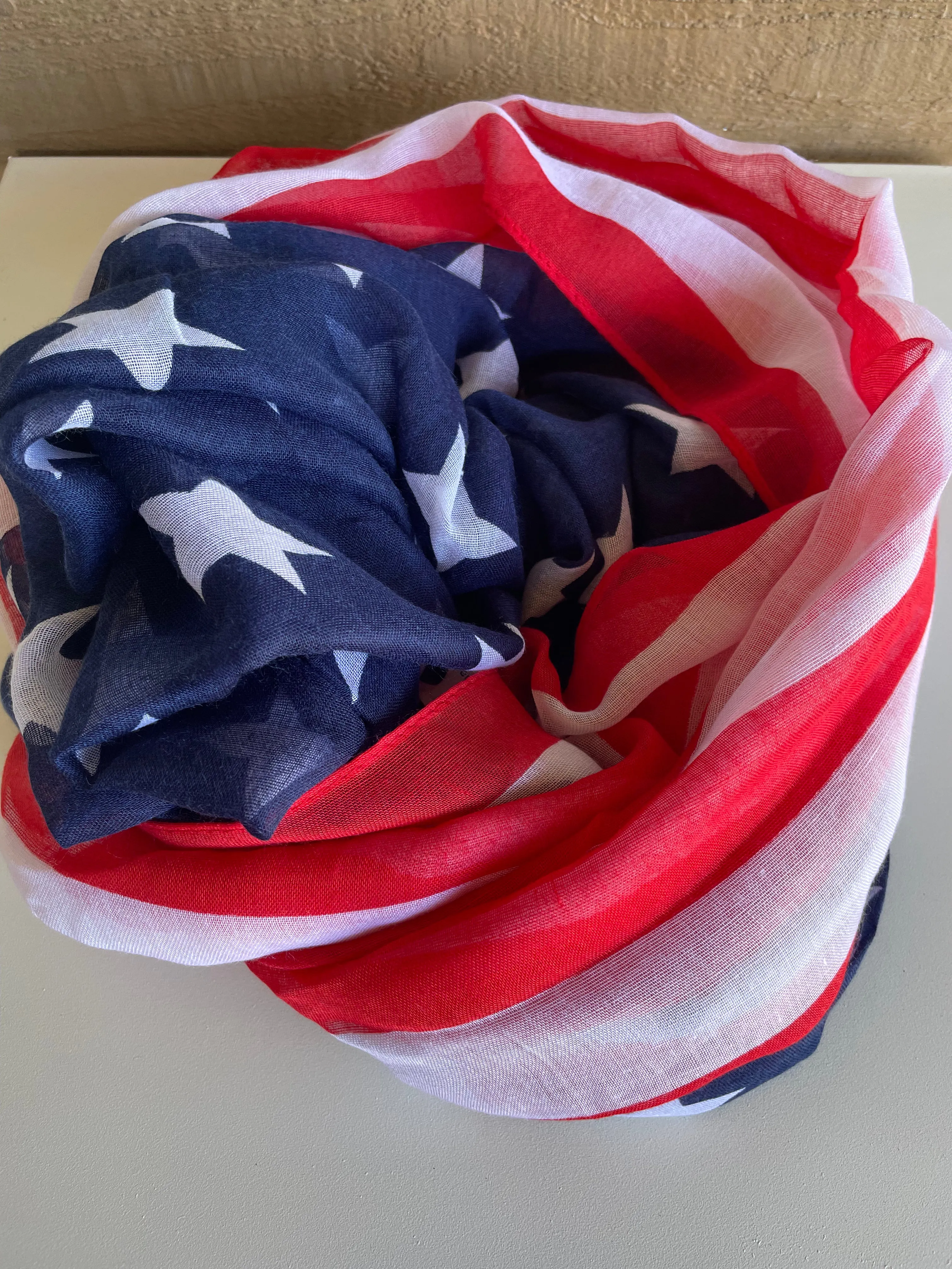 Stars & Stripes American Flag Rectangle Scarf