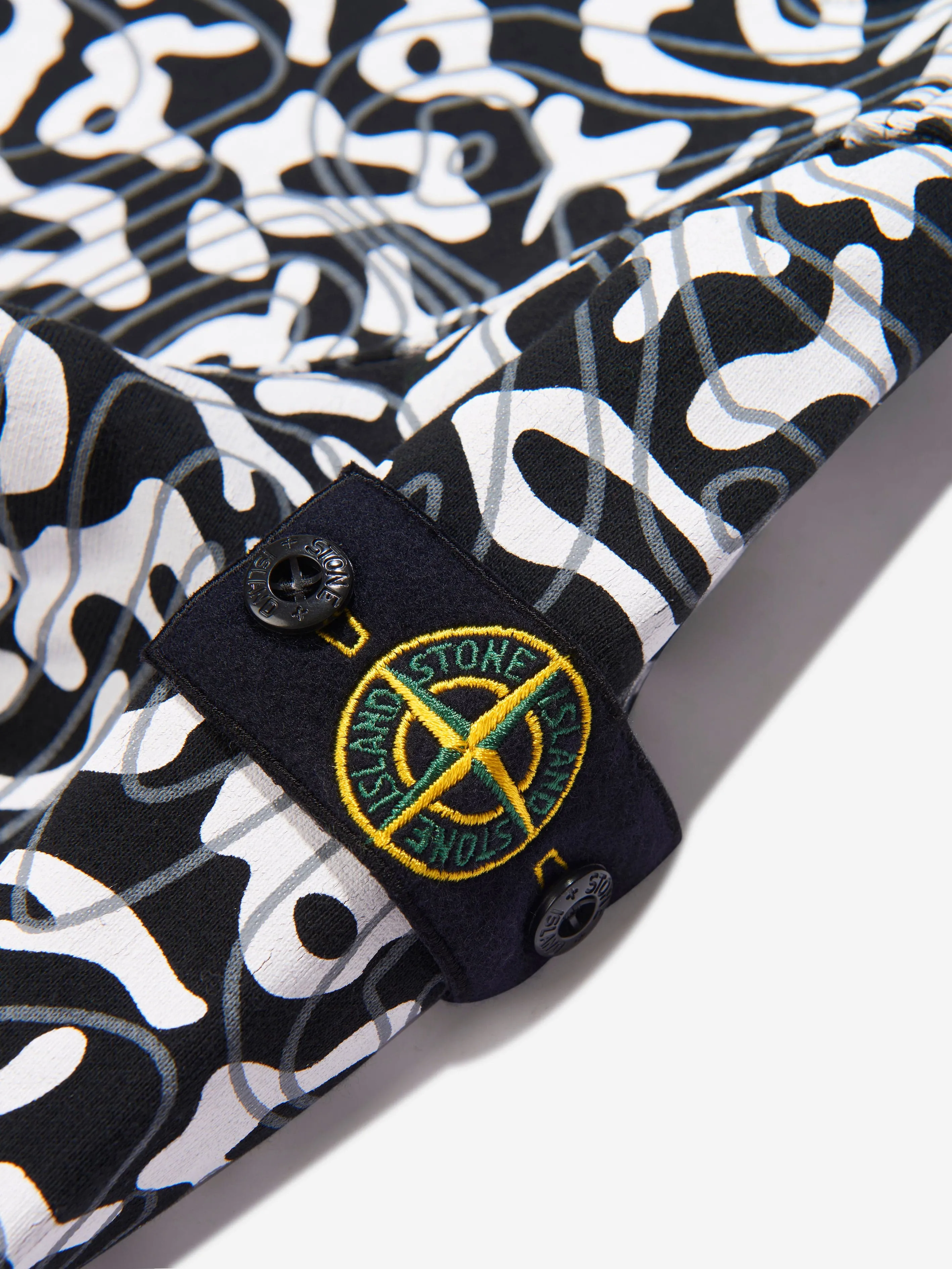 Stone Island Junior Boys Camouflage Print Sweatshirt